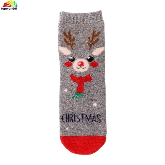 Customize and Wholesale All Sorts of Fashion Thick Thermal Winter Wool Christmas Sock in Many Designs at Low Prices