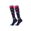 Full Color Crew Socks Casual Nylon Elastic Knee High Compression Socks for Nurses