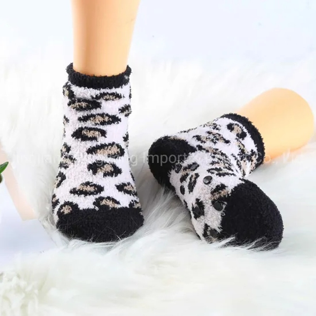 Sale Cute Cartoon Soft Fuzzy Microfiber Baby Socks