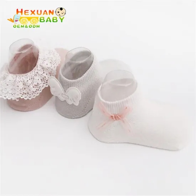/pairs Boys and Girls Baby Summer Confortable Lace Flower Cotton Socks, Custom Newborn Baby Socks