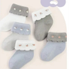 High Quality Trendy Boneless Slouch Flower Baby Girl Cute Socks