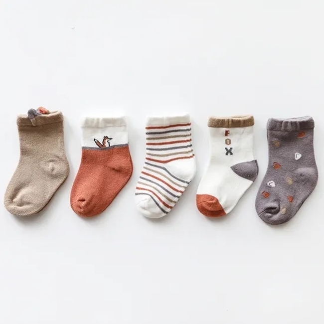 Spring Autumn New Cartoon Children′s Boys and Girls Baby Socks