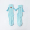 Valentines Day Gifts Magnetic Baby Boys Girls Hand in Hand Funny Men′s Socks