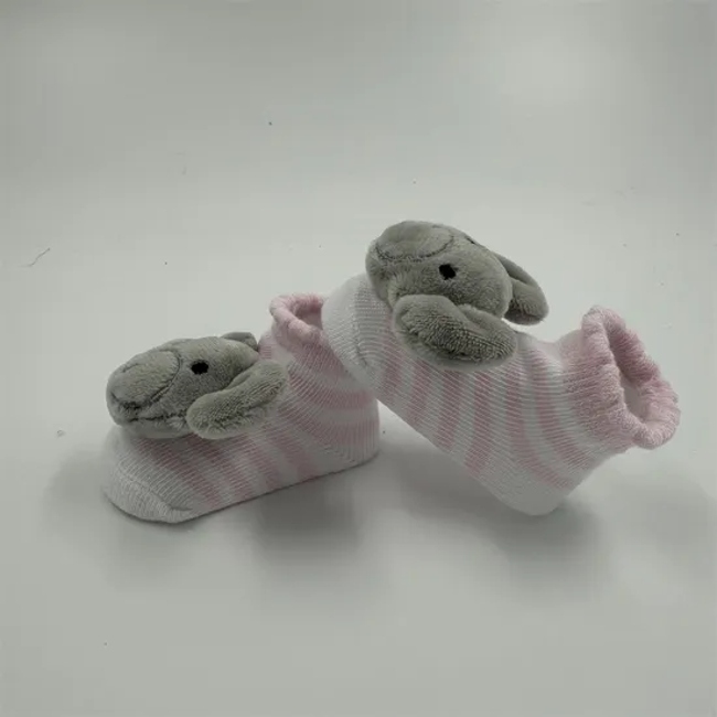 D Stereoscopic Cute Elephant Baby Indoor Non Slip Crawling Socks