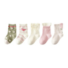 Anti Bacterial Breathable Skin Friendly Babies Fashion Lovely Cute Cotton Ankle Crew Soft Little Sock