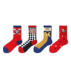 Wholesale Customized Baby Kids Factory Supplier Price Poker Pattern Men Women Socks