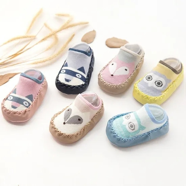 Baby Kids High Quality Cotton Daily Polyester Moccasins Socks