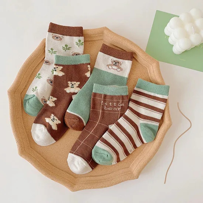 New Wholesale Spring Summer Cute Cartoon Cotton Baby Socks