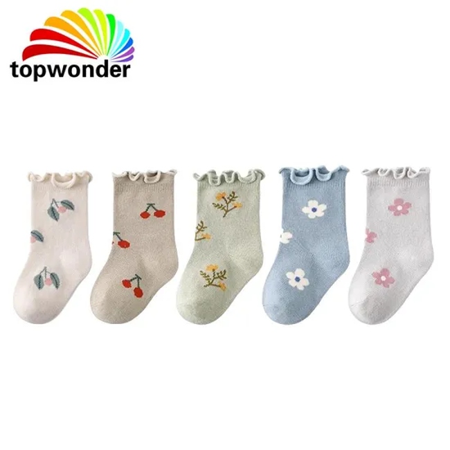 Customize All Designs of Baby Sock, Infant Sock, Baby Ankle Sock, Baby Knee High Sock in Many Colors, Sizes and Material