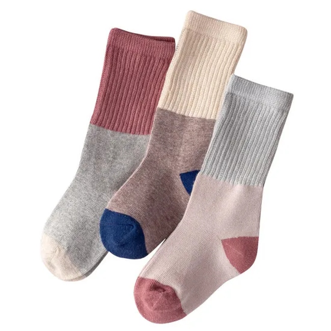 Pack Solid Color Seamless Toddler Baby Girls Boys Slouch Socks