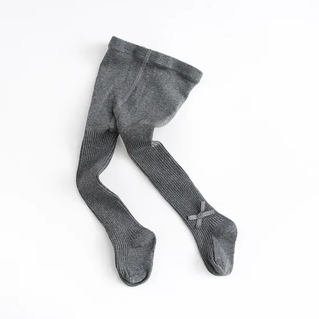 Unisex Children Baby Kids Price Cut Wholesale Novelty Bci Cotton Bow Tights Socks