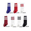 Soft Cotton Strip Socks for Young Students