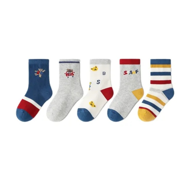 Anti Bacterial Breathable Skin Friendly Babies Fashion Lovely Cute Cotton Ankle Crew Soft Little Sock