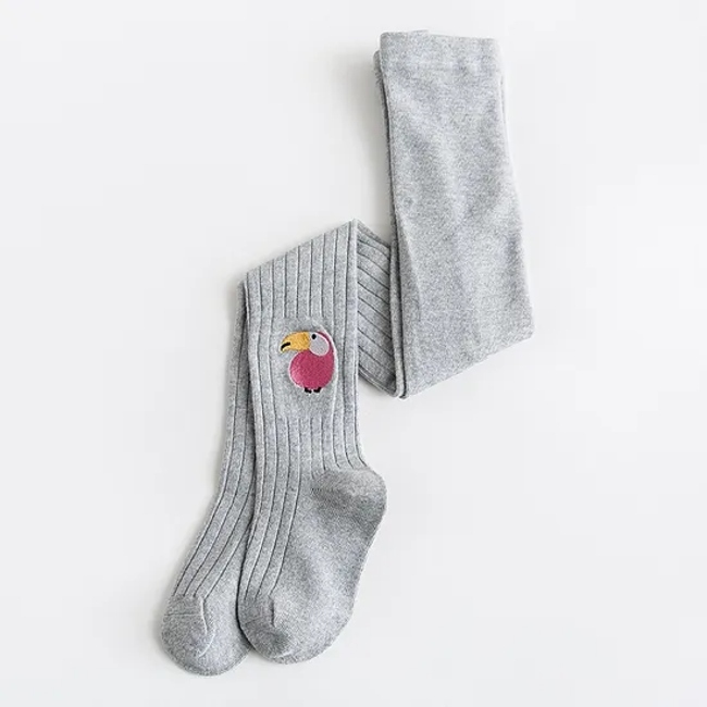 Unisex Low Price Children Baby Kids Wholesale Novelty Cotton Embroidery Tights Socks