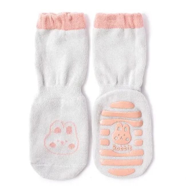  Newborn Kids Anti Slip Custom Baby Socks Organic Cotton Baby Boy Girl Socks