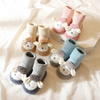 D Anti Slip Fuzzy Terry Toddler for Cute Infant Baby Sock Shoes