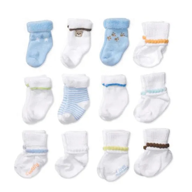 Baby Terry Socks Baby Thick Winter Socks Terry Cuff Socks