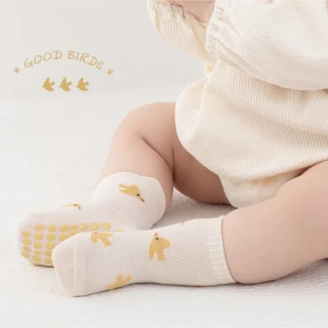 Breathable Fashion Children Thin Net Sock Cute Cartoon Kids Ankle Socks Cotton Crew Socks for Baby