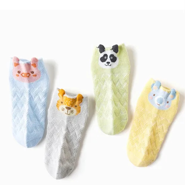 Wholesale Fashion Anti Slip Baby Ankle Young Kids Floor Dispensing Socks