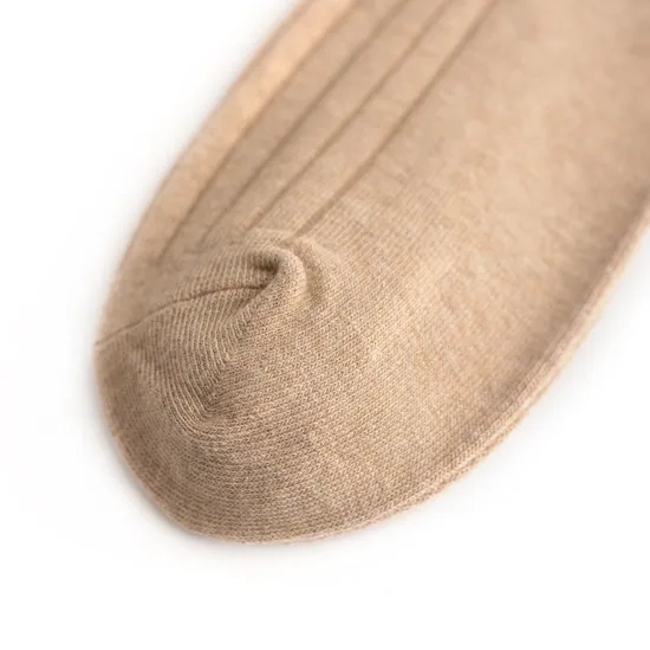 Autumn Winter Men Solid Color Classic Business Socks Plus Size Cotton Stockings