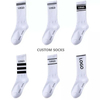Wholesale Low MOQ Cotton Crew Unisex Men Women Children Custom Logo Sports Socks