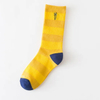 Colorful Women′s Cotton Soft Embroidery Fruit Crew MID Calf Socks