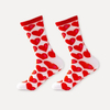 Wholesale High Quality Women′s Cotton Tube Socks Happy Crew Socks Bow Knitted Autumn Socks