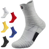 Wholesale Half Terry Cushioned Basketball Socks Women Men High Quality Thick Sport Active Running Socks Summer Spring Crew