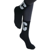 Custom Indoor Crew Cotton Anti Slip Dance Bare Pilates Grip Socks for Women