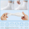 Disposable Pure Cotton Compressed Socks for Hiking, Outdoor Sports, Business Trip, Travel, Soft, Comfortable and Convenient, Low Cut Black