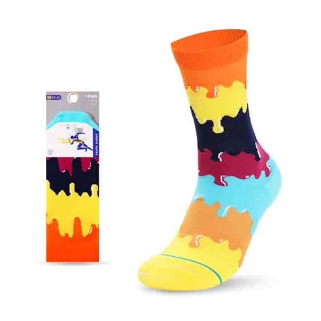 Colorful Roller Skates Casual Cool Cute Crazy Funny Athletic Sport Colorful Fancy Novelty Graphic Crew Tube Men Socks Women Cotton Socks