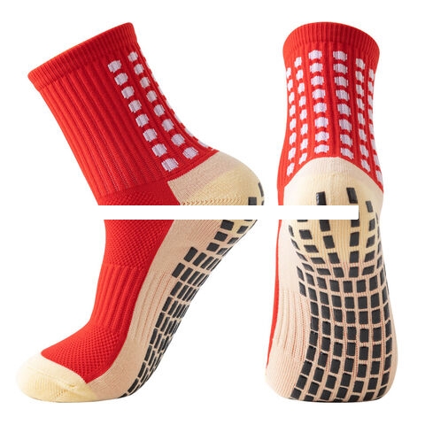 Football Soccer Socks Anti Slip Grip Socks Men Women Breathable Crew Sports Socks