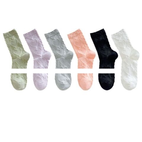 OEM Love Style N Jacquard Knitted Combed Cotton Casual Women s Socks Custom Logo Crew High Quality Sports Socks