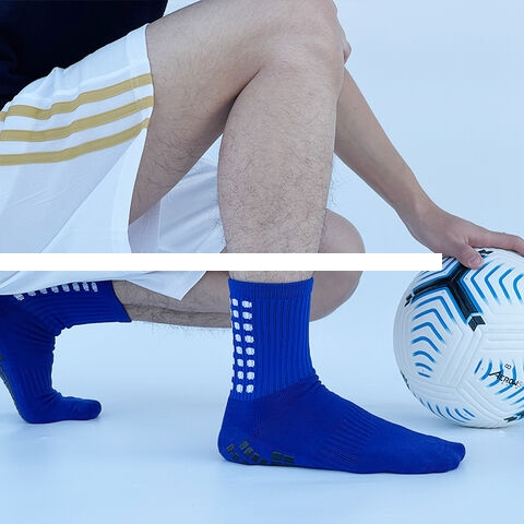 Sport Equipment Supplier High Grip Mid Calf Football Socks for Soccer Training Matches