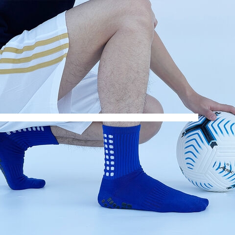 Sport Equipment Supplier High Grip Mid Calf Football Socks for Soccer Training Matches
