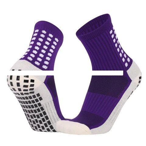 Wholesale Sports Socks Sustainable Colorful Non Anti Slip Soccer Athletic Men s Custom Logo Youth Football Grip Socks