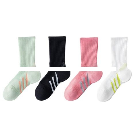 OEM Factory Price Fashion Spring Cotton Nylon Fabric Custom Logo Sport Socks Unisex Mid Calf Athletic Socks