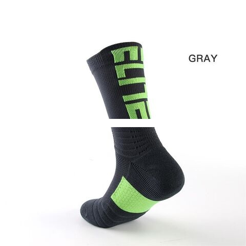 Wholesale High Quanlity Breathable Add Terry Socks Anti Slip Sports Socks Basketball Socks For Men