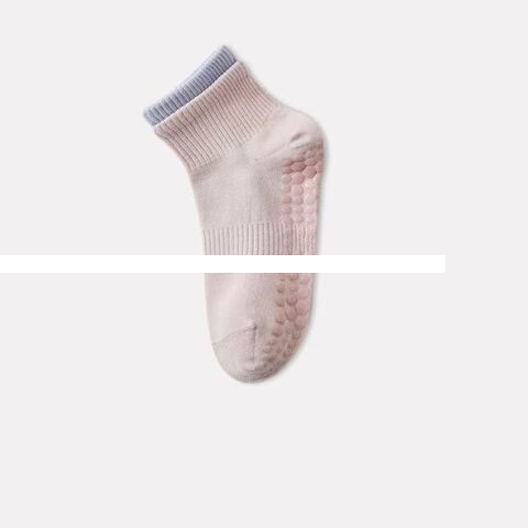 New Design New Style Double riffle Yoga socks Candy Color custom logo socks Free samples high quality indoor Pilates socks