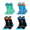 Autumn New Top Quality Combed Cotton Crew Socks Support Custom Logo Socks Free Sample No MOQ