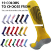 High Quality Custom Made Logo Football Socks Breathable Thick Towel Bottom Stockings for Daily Wear Long Length