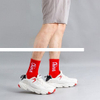 Support Free Sample Stocks Fashion Socks Pure Cotton Custom Design Socks Unisex Size Outdoor Walk Sport Socks