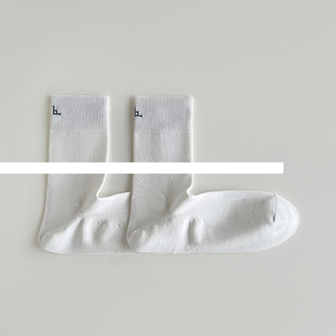 Men s solid color right angle socks degree heel commuting autumn and winter cotton socks