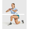 Custom brand logo knitting jacquard gym socks cotton crew sports gymnastics socks for gym sports
