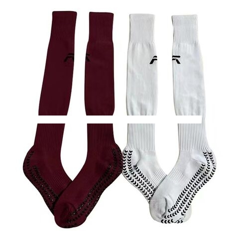 High Quality Wholesale Custom Sports Non Slip Soccer Socks Knee Non slip Long Football Stocking Knitted Compression Socks