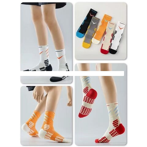  New Style Profession Running Sport Socks Add Thicked Breathable Combed Cotton custom Socks