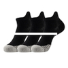 Men s professional sports towel sole short socks with patchwork color looped socks and running socks