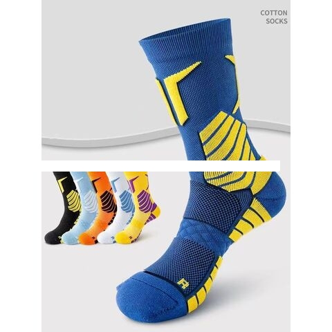 High quality Profession Running Sport Socks Add Thicked Breathable Combed Cotton custom Socks