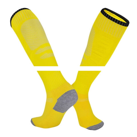 Wholesale High quality long knee high soccer socks kids and men for cycling,running