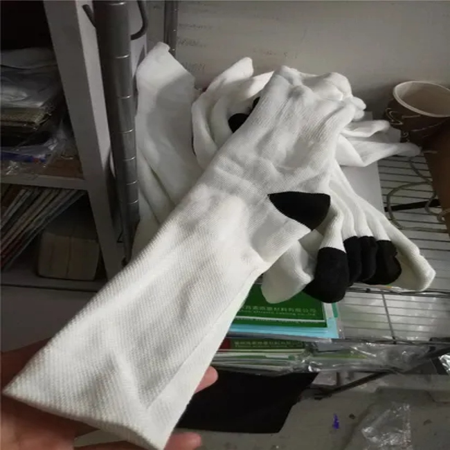 Sublimation Blank Men Business Casual Polyester Short Socks